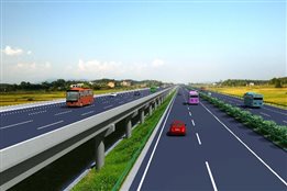 左幅新建橋梁  (三分院 楚天筠)